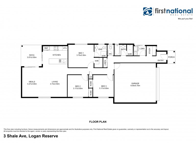 3 Shale Avenue, Logan Reserve QLD 4133 Floorplan