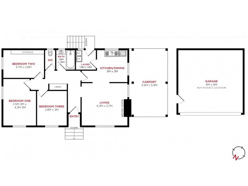 12 Fryett Street, Waverley TAS 7250 Floorplan