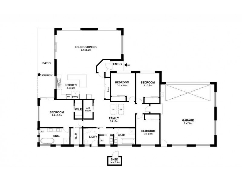 12 Ovata Close, Cambridge TAS 7170 Floorplan