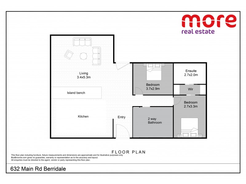 632 Main Road, Berriedale TAS 7011 Floorplan
