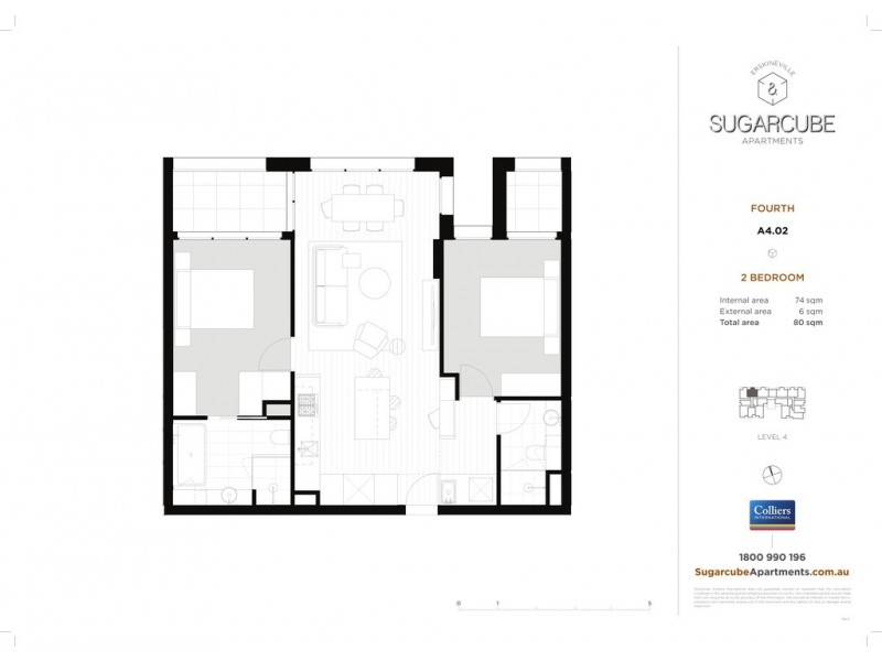A4/02 Metters Street, Erskineville NSW 2043 Floorplan