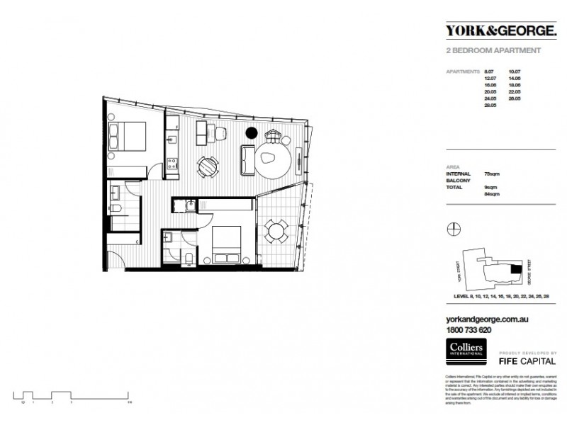 2605 38 York Street, Sydney NSW 2000 Floorplan