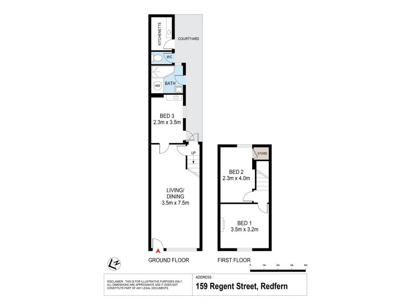 159 Regent Street, Redfern NSW 2016 Floorplan
