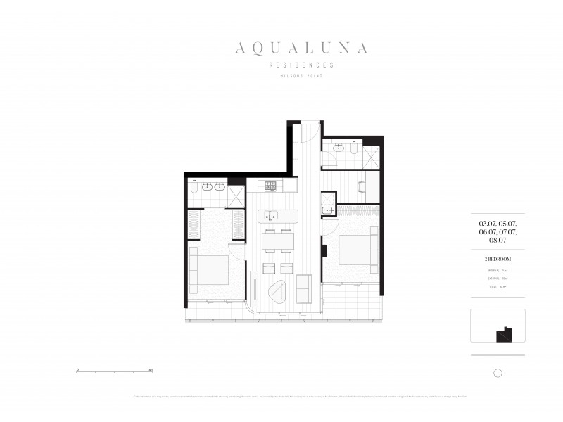 307/30 Alfred Street, Milsons Point NSW 2061 Floorplan