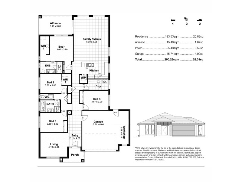 12 Waterman Drive, Clyde VIC 3978 Floorplan