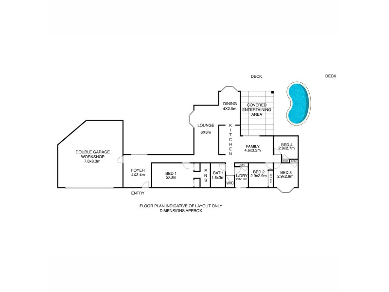 43 Celandine Street, Shailer Park QLD 4128 Floorplan