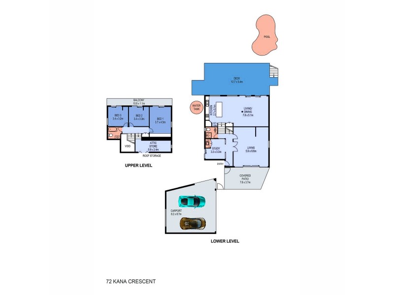 72 Kana Crescent, Slacks Creek QLD 4127 Floorplan