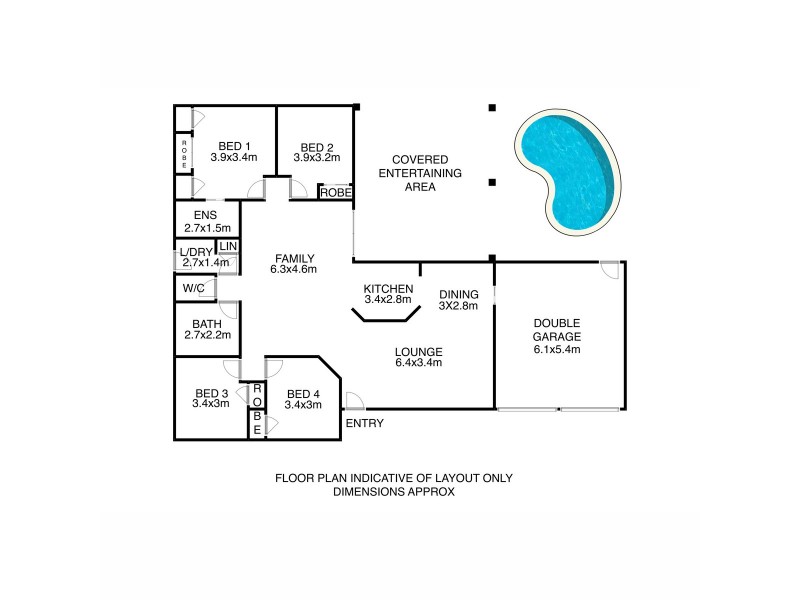3 Hinchcliffe Street, Tanah Merah QLD 4128 Floorplan