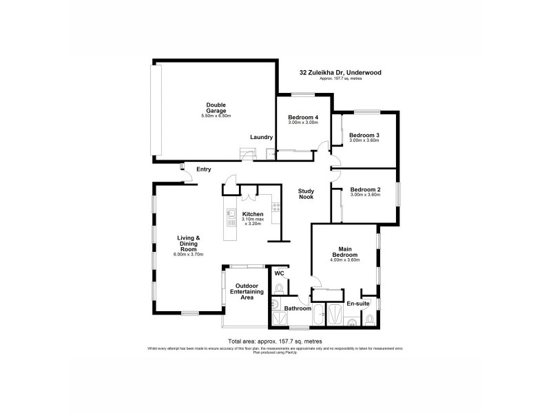 32 Zuleikha Drive, Underwood QLD 4119 Floorplan