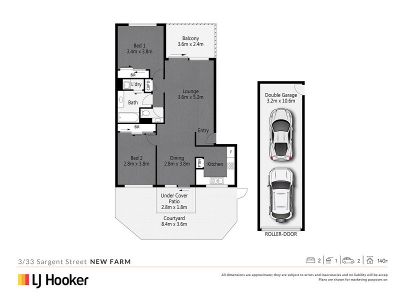 3/33 Sargent Street, New Farm QLD 4005