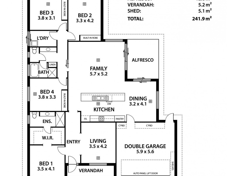 8 St Andrews Drive, Strathalbyn SA 5255 Floorplan