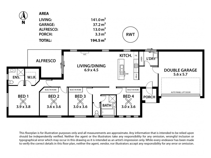 9 Cower Court, Nairne SA 5252 Floorplan