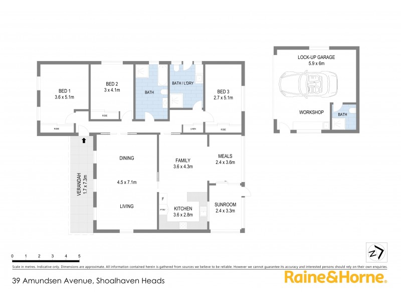 39 Amundsen Avenue, Shoalhaven Heads NSW 2535 Floorplan