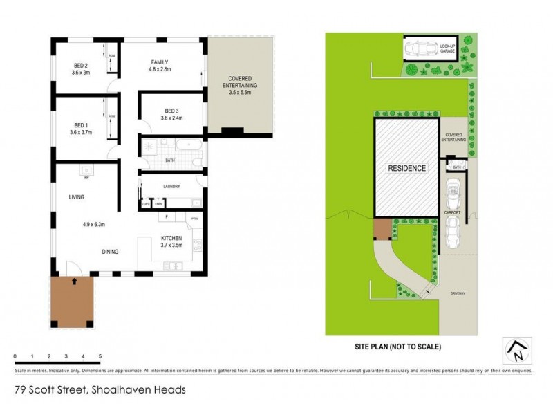 79 Scott Street, Shoalhaven Heads NSW 2535 Floorplan