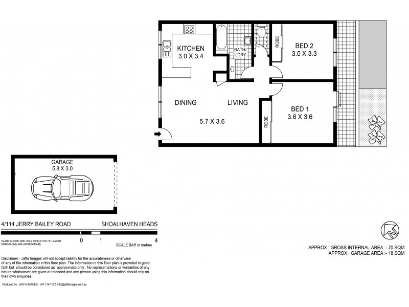 4/114 Jerry Bailey Road, Shoalhaven Heads NSW 2535 Floorplan