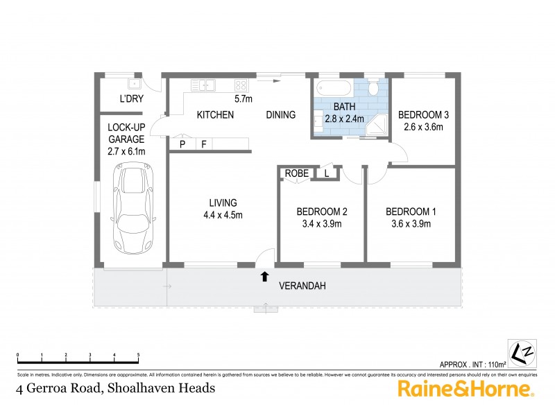 4 Gerroa Road, Shoalhaven Heads NSW 2535 Floorplan