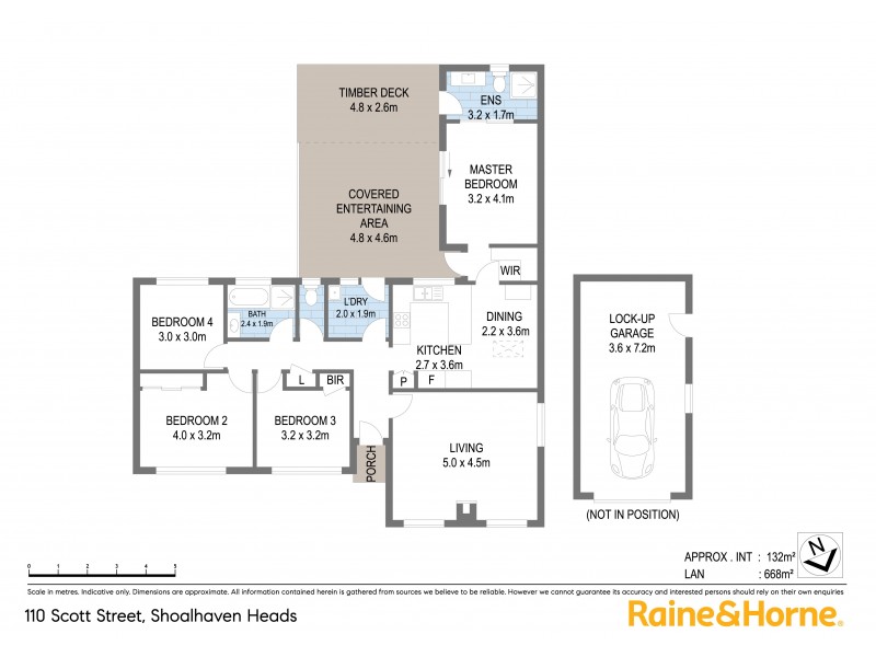 110 Scott Street, Shoalhaven Heads NSW 2535 Floorplan