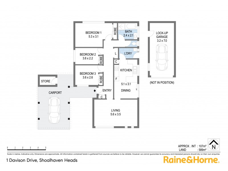 1 Davison Drive, Shoalhaven Heads NSW 2535 Floorplan