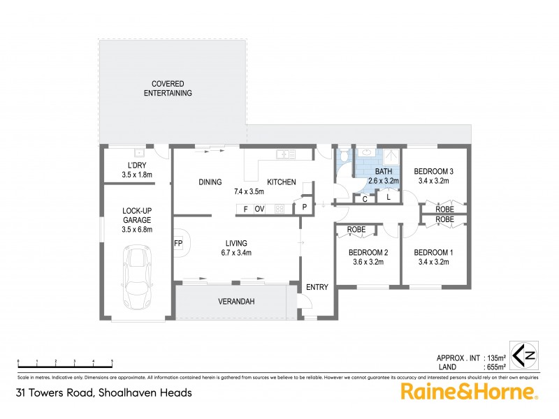 31 Towers Road, Shoalhaven Heads NSW 2535 Floorplan