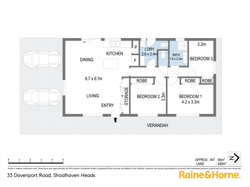 33 Davenport Road, Shoalhaven Heads NSW 2535 Floorplan