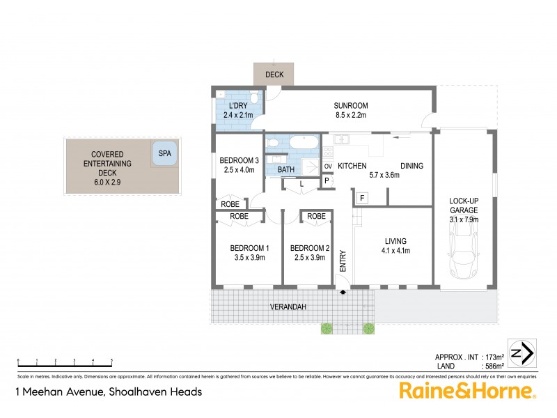 1 Meehan Avenue, Shoalhaven Heads NSW 2535 Floorplan