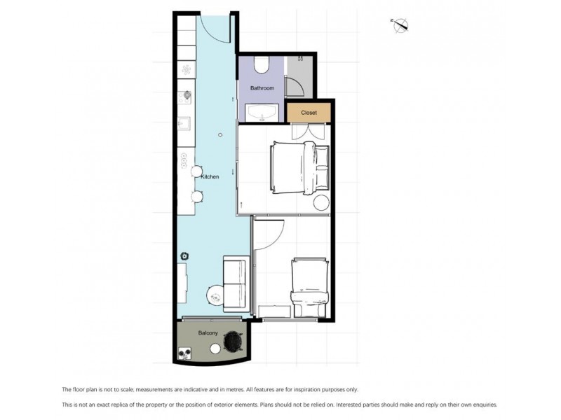 4302/639 Lonsdale St, Melbourne VIC 3000 Floorplan