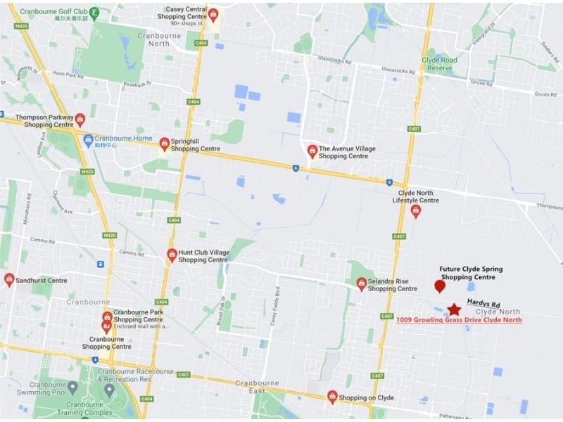 lot1009 Growling Grass Drive, Clyde North VIC 3978