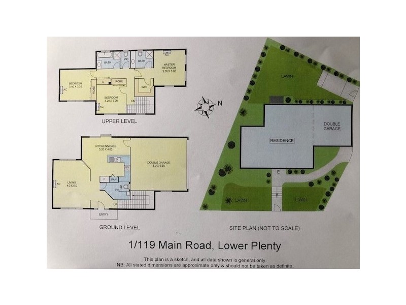 1/119 Main Road, Lower Plenty VIC 3093 Floorplan