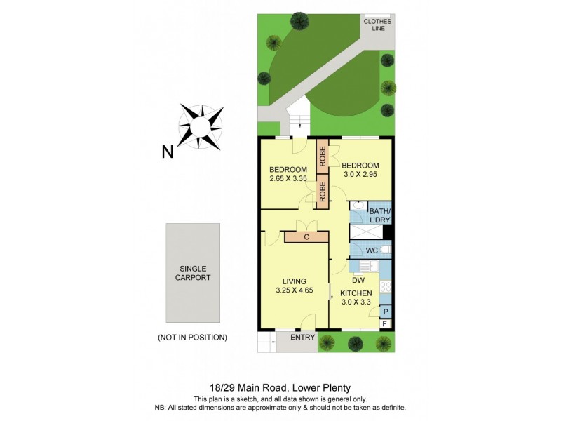 18/29 Main Road, Lower Plenty VIC 3093 Floorplan