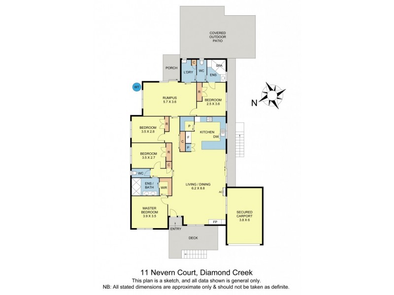 11 Nevern Court, Diamond Creek VIC 3089 Floorplan