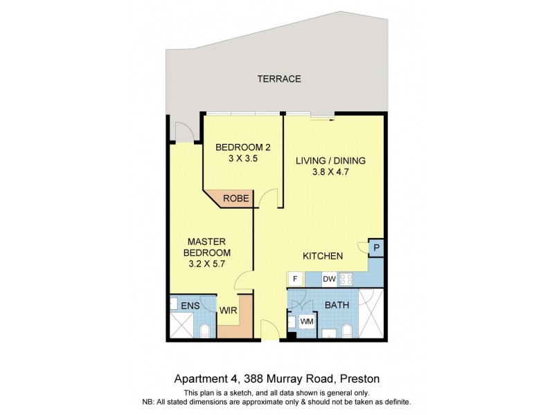 4/388 Murray Road, Preston VIC 3072 Floorplan