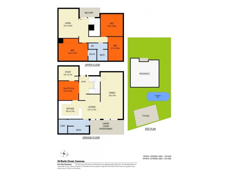 36 Marks Street, Swansea NSW 2281 Floorplan