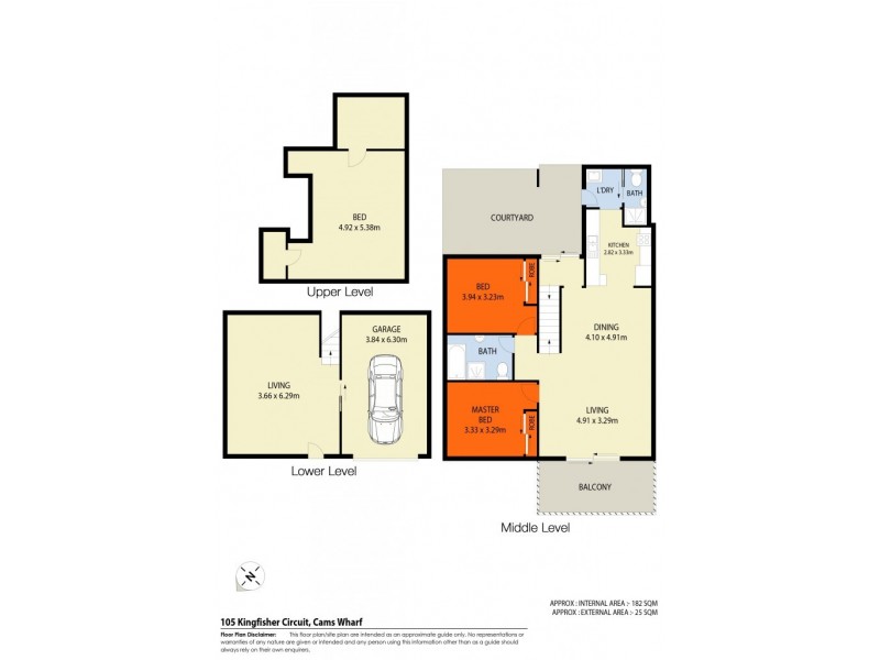 105 Kingfisher Circuit, Cams Wharf NSW 2281 Floorplan