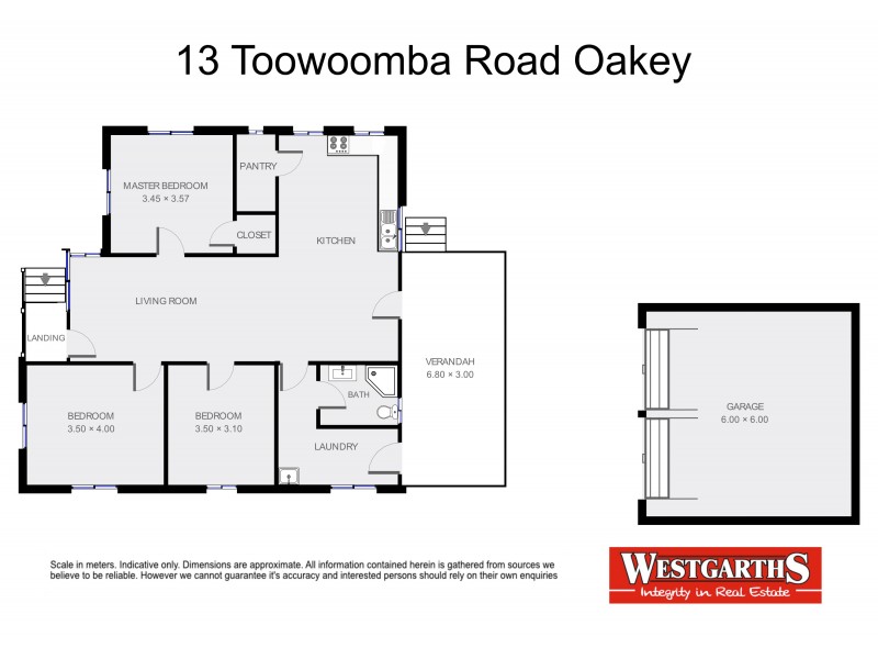 13 Toowoomba Road, Oakey QLD 4401 Floorplan