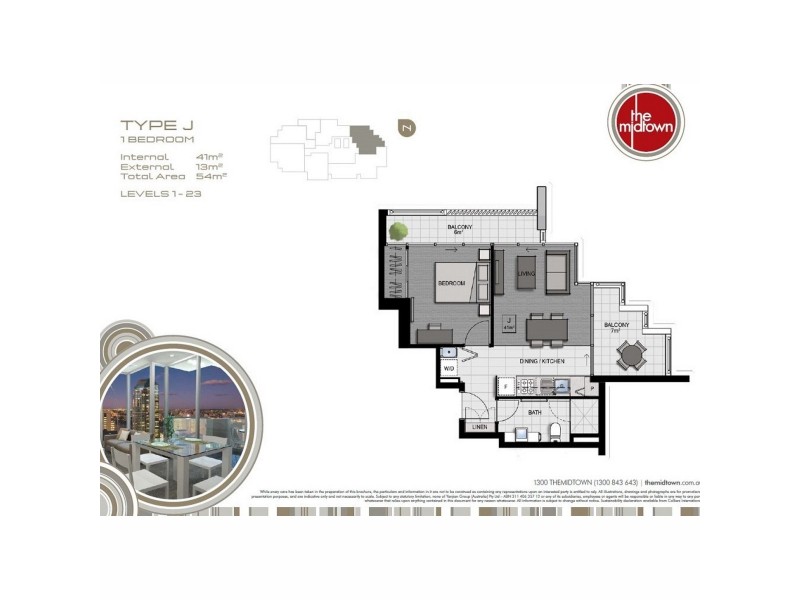 1006/127 Charlotte Street, Brisbane City QLD 4000 Floorplan