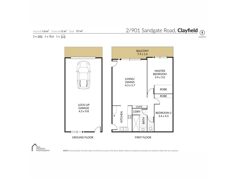 2/901 Sandgate Road, Clayfield QLD 4011 Floorplan