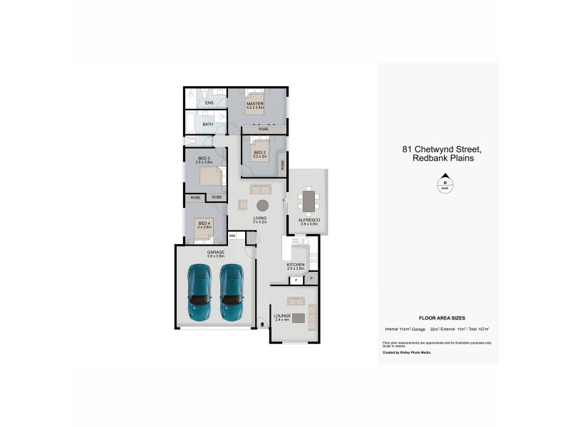 81 Chetwynd Street, Redbank Plains QLD 4301 Floorplan