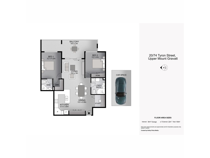 20/74 Tryon Street, Upper Mount Gravatt QLD 4122 Floorplan