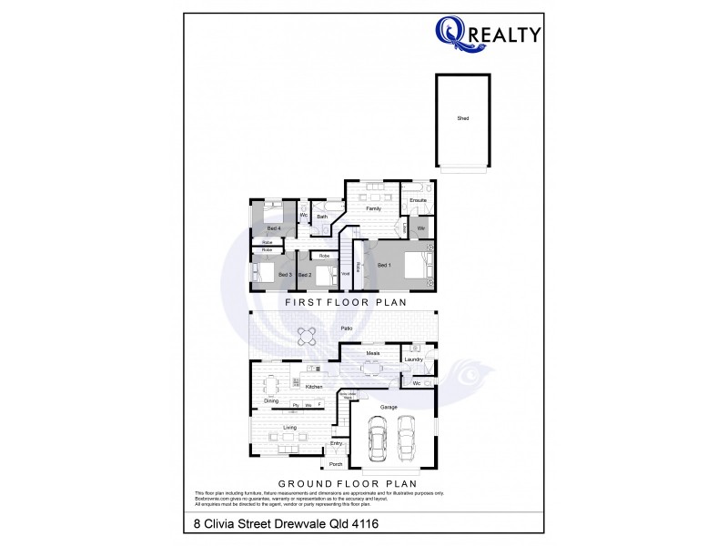 8 Clivia Court, Drewvale QLD 4116 Floorplan