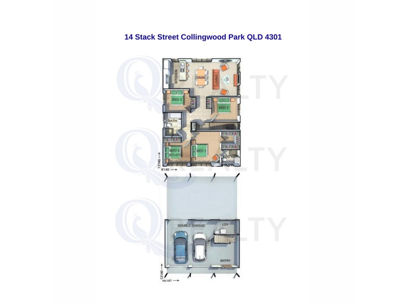 14 Stack Street, Collingwood Park QLD 4301 Floorplan