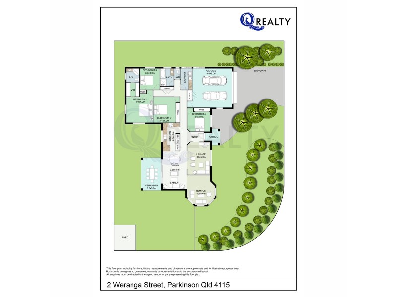 2 Weranga Place, Parkinson QLD 4115 Floorplan