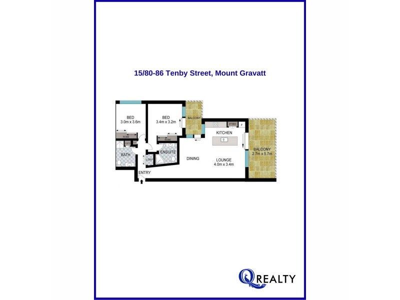 15/84 Tenby Street, Mount Gravatt QLD 4122 Floorplan