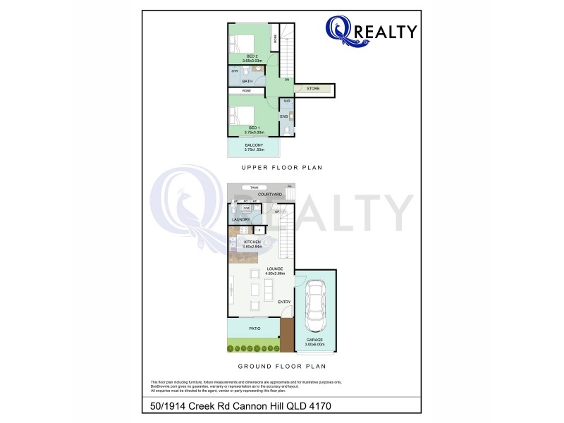 50/1914 Creek Road, Cannon Hill QLD 4170 Floorplan