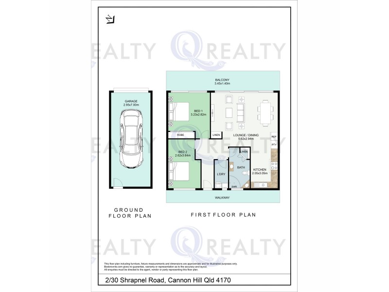 2/30 Shrapnel, Cannon Hill QLD 4170 Floorplan