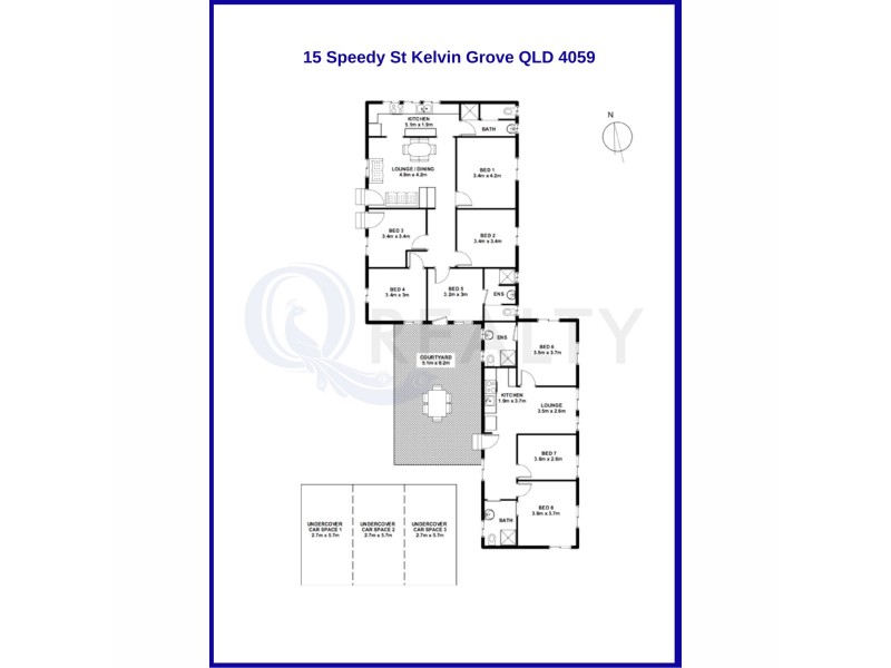 15 Speedy Street, Kelvin Grove QLD 4059 Floorplan