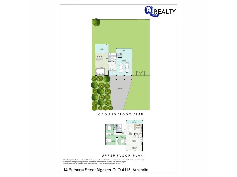 14 Bursaria Street, Algester QLD 4115 Floorplan