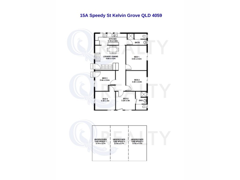 15A Speedy Street, Kelvin Grove QLD 4059 Floorplan