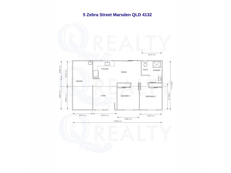 5 Zebra Street, Marsden QLD 4132 Floorplan
