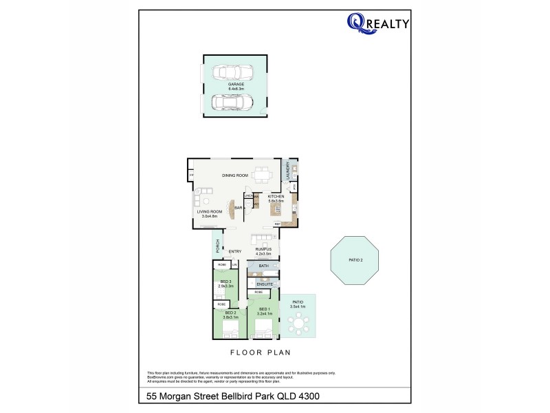 55 Morgan Street, Bellbird Park QLD 4300 Floorplan