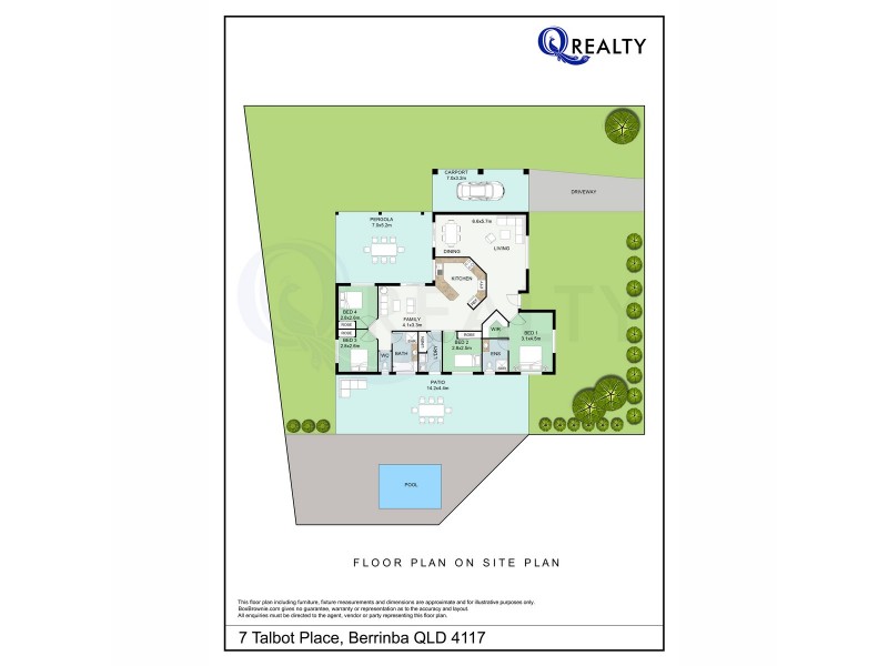 7 Talbot Place, Berrinba QLD 4117 Floorplan